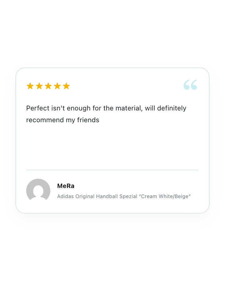 Perfect isn't enough for the material, will definitely recommend my friends — MeRa