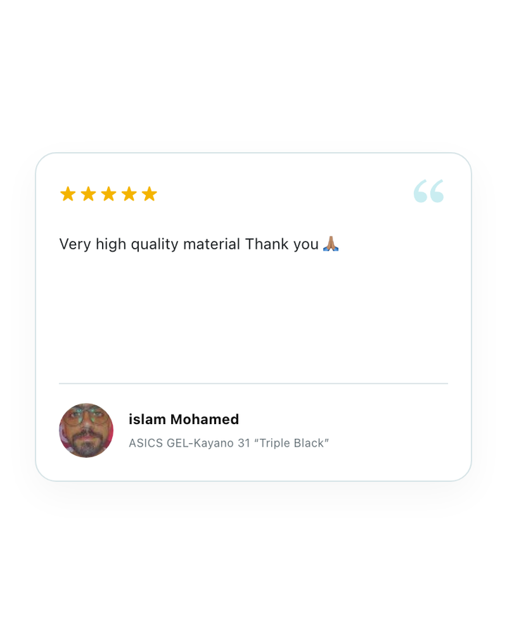 Very high quality material Thank you 🙏🏽 — islam Mohamed