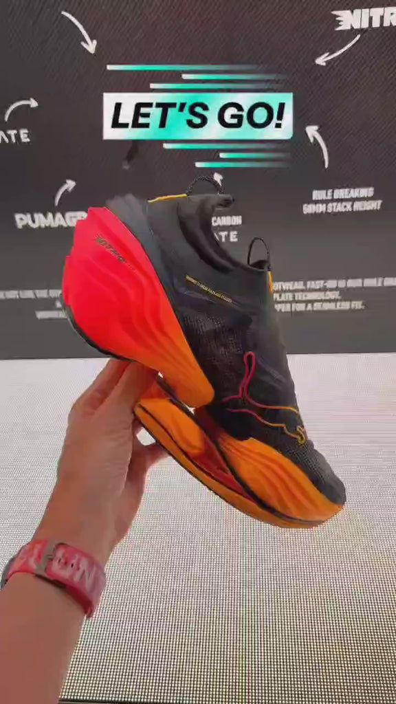 Puma FAST-RB NITRO™ Elite PR Men's Running Shoes Black orange