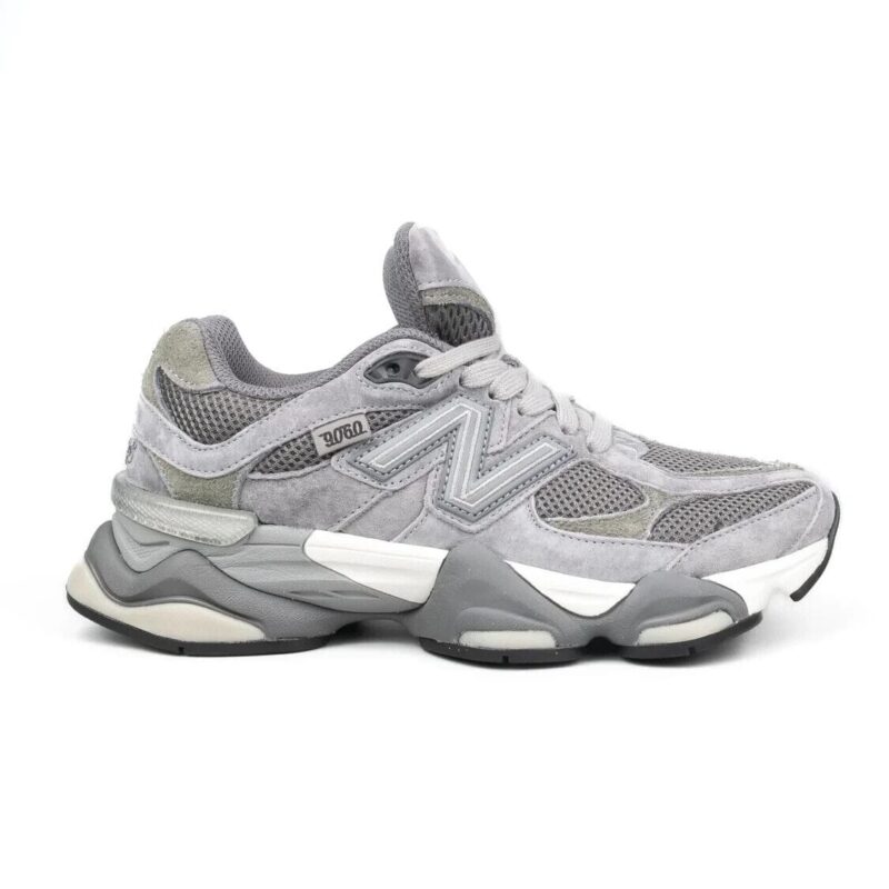 “New Balance 9060 Black with Castlerock and Rain Cloud
