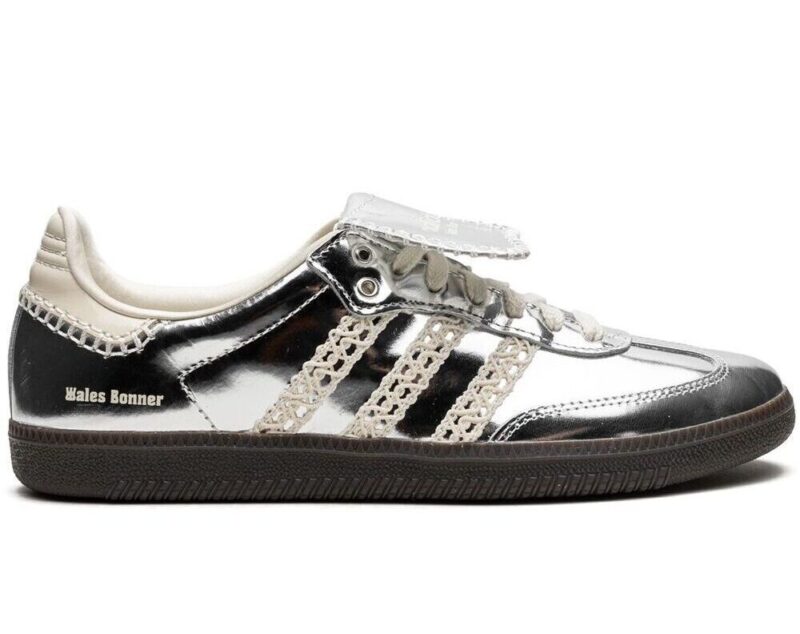 Adidas Samba x wales bonner Silver Metallic
